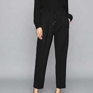 REISS PERRY TAPERED WOOL-BLEND TROUSERS